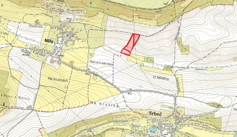 Prodej sadu/vinice, Srbeč, 7947 m2