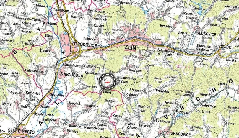 Prodej louky, Bohuslavice u Zlína, 7373 m2