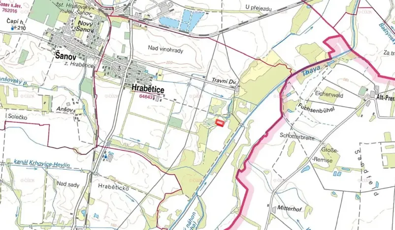 Prodej pole, Hrabětice, 9343 m2