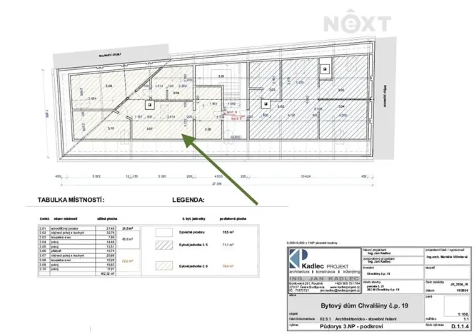 Prodej bytu 3+kk, Chvalšiny, 60 m2