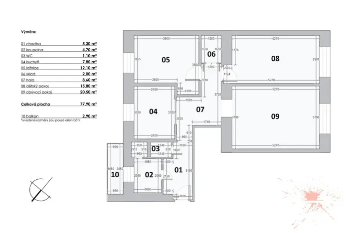 Prodej bytu 3+1, Praha - Libeň, Lihovarská, 78 m2