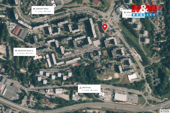 Pronájem bytu 2+kk, Liberec - Liberec VI-Rochlice, Pazderkova, 43 m2