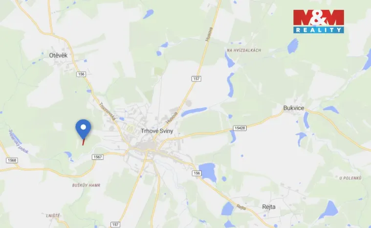 Prodej pole, Trhové Sviny, 1754 m2