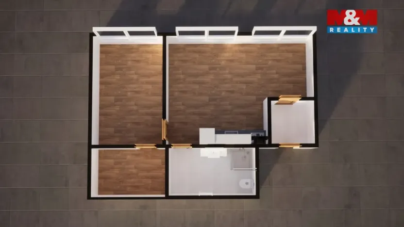 Pronájem bytu 2+kk, Jablonné v Podještědí, Zdislavy z Lemberka, 49 m2