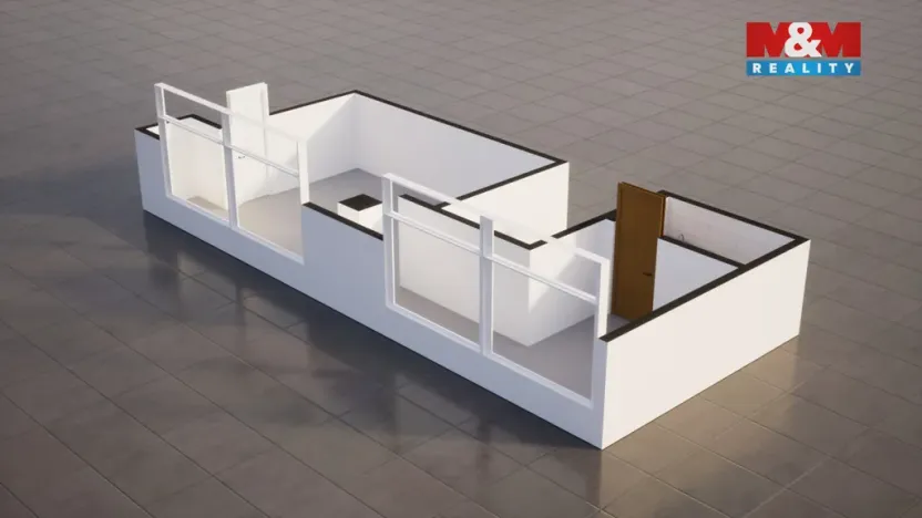 Pronájem kanceláře, Jablonné v Podještědí, Zdislavy z Lemberka, 33 m2