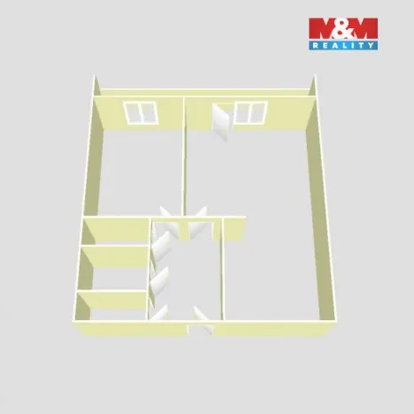 Pronájem bytu 2+kk, Kolín - Kolín II, Moravcova, 42 m2