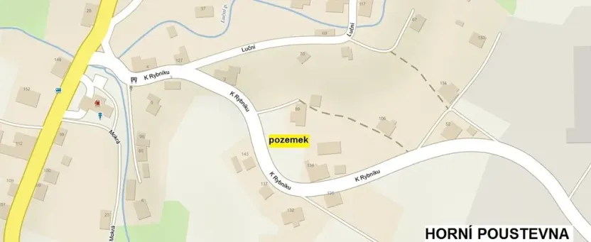 Prodej pozemku pro bydlení, Dolní Poustevna, K Rybníku, 1224 m2