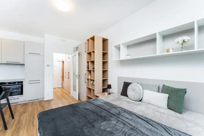 Pronájem bytu 1+kk, Praha - Vysočany, Odkolkova, 36 m2