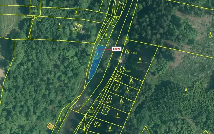 Dražba lesa, Římov, 265 m2