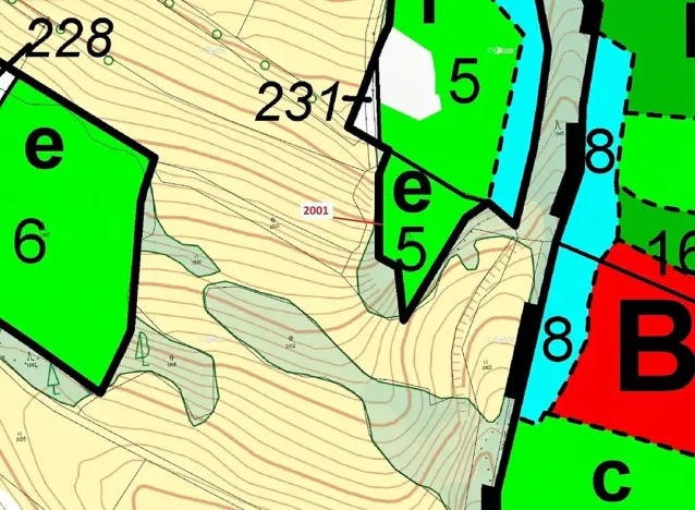 Dražba lesa, Žďárec, 2873 m2
