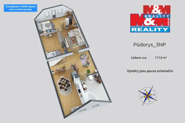 Prodej bytu 3+1, Ústí nad Labem - Střekov, Tolstého, 69 m2