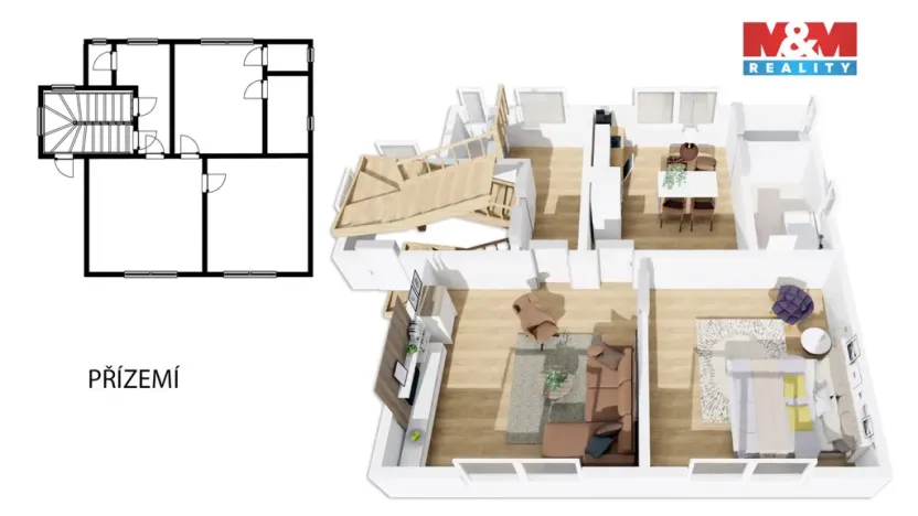 Prodej rodinného domu, Moravské Budějovice, Partyzánská, 200 m2