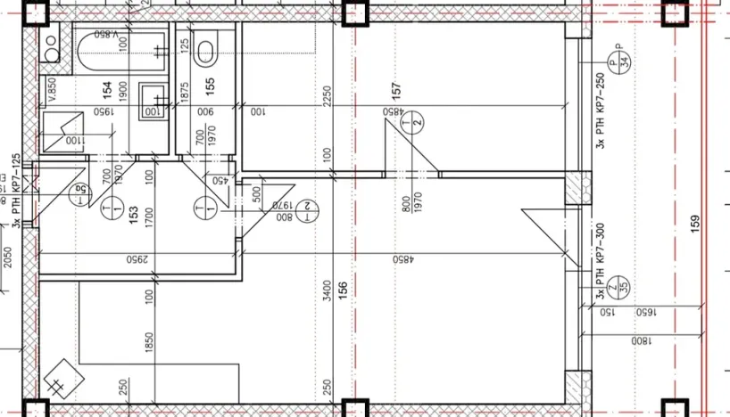 Pronájem bytu 2+kk, Brno, Měřičkova, 44 m2