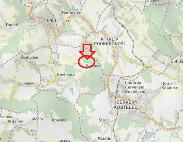 Prodej lesa, Havlovice, 13402 m2