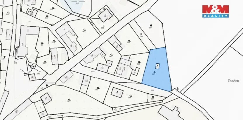 Prodej pozemku pro bydlení, Havlíčkův Brod - Zbožice, 1277 m2