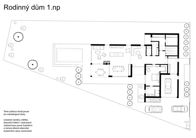 Prodej pozemku pro bydlení, Praha - Slivenec, K Cikánce, 1255 m2