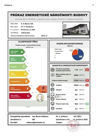 Prodej rodinného domu, Neratovice, K. H. Máchy, 406 m2