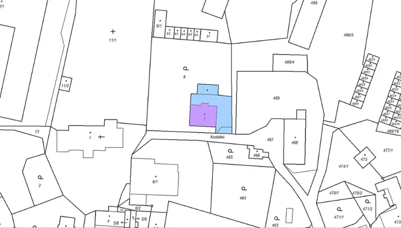 Prodej pozemku pro bydlení, Žandov, Kostelní, 398 m2