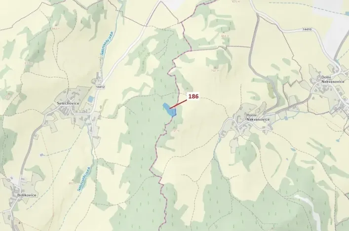 Dražba lesa, Zálezly, 4542 m2