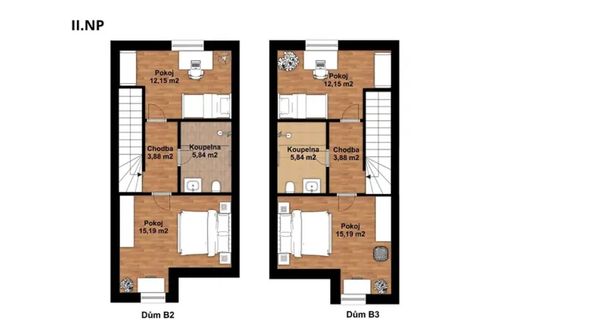Prodej rodinného domu, České Budějovice, 75 m2