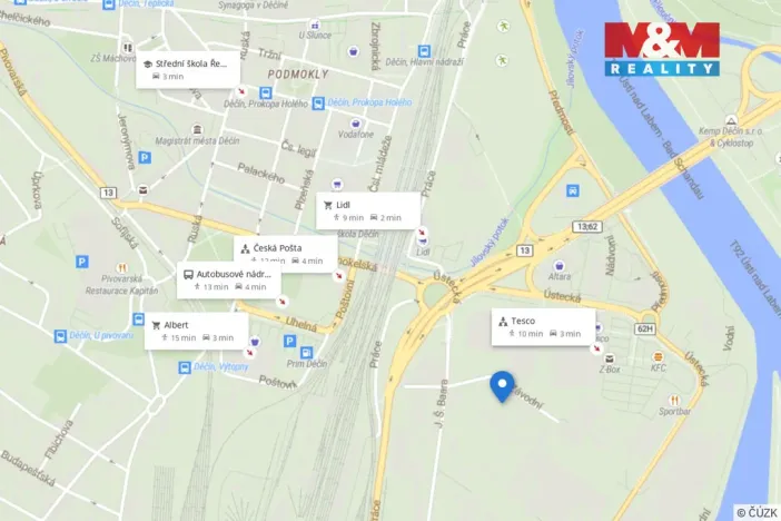 Prodej bytu 2+1, Děčín - Děčín V-Rozbělesy, Závodní, 43 m2