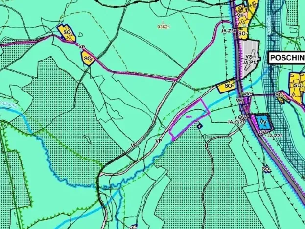 Dražba pozemku, Čachrov, 10377 m2