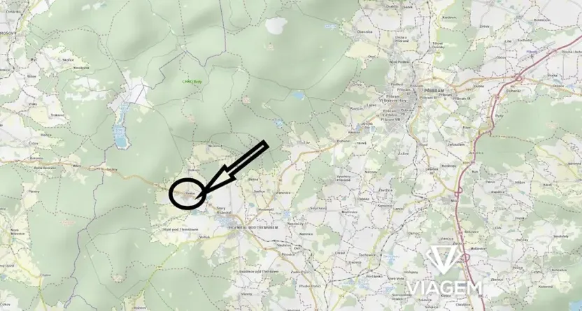 Prodej pozemku pro bydlení, Věšín, 1380 m2