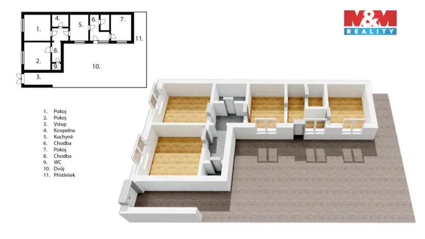 Prodej rodinného domu, Vlčnov, 130 m2