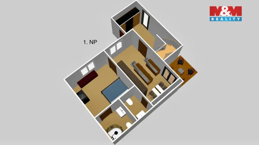 Prodej rodinného domu, Nedvědice - Pernštejn, 87 m2