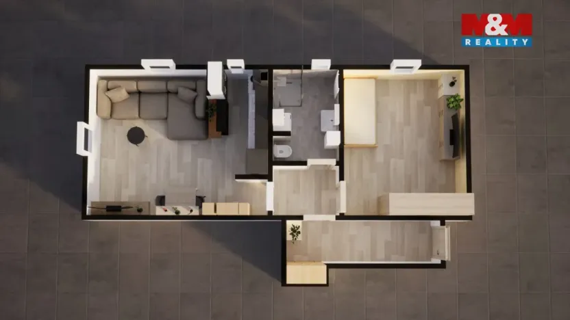 Prodej bytu 2+1, Mladá Boleslav - Mladá Boleslav IV, Ptácká, 49 m2