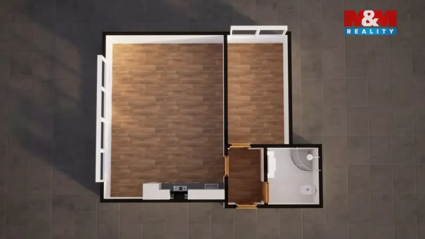 Pronájem bytu 2+kk, Jablonné v Podještědí, Zdislavy z Lemberka, 48 m2