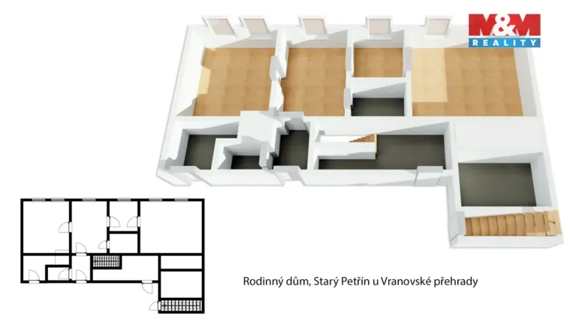Prodej rodinného domu, Starý Petřín, 130 m2