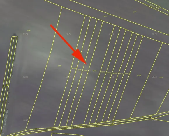 Prodej podílu pole, Koštice, 440 m2