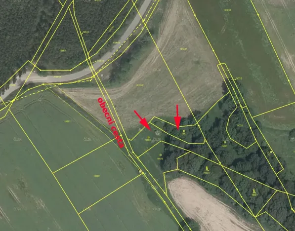 Prodej louky, Dubnice, 1805 m2