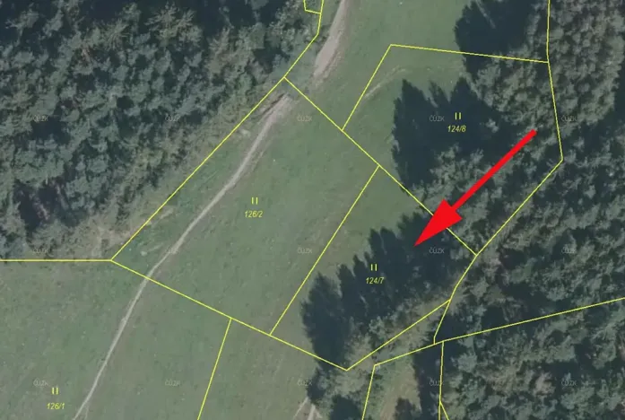 Prodej louky, Rozhraní, 1426 m2