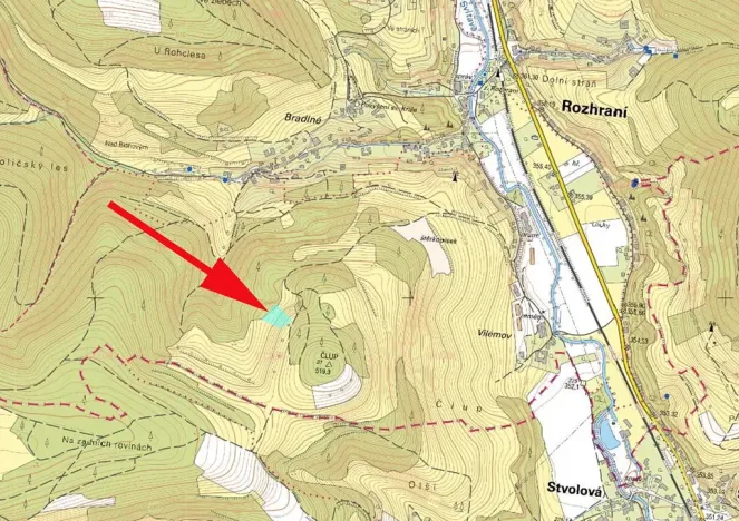 Prodej louky, Rozhraní, 2238 m2