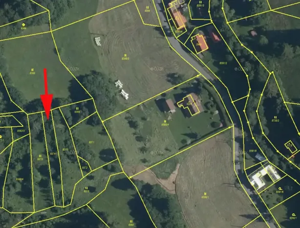 Prodej louky, Huslenky, 784 m2