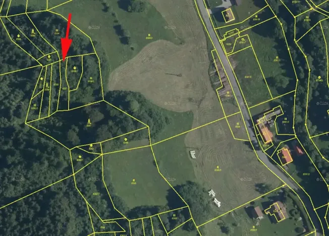 Prodej louky, Huslenky, 338 m2