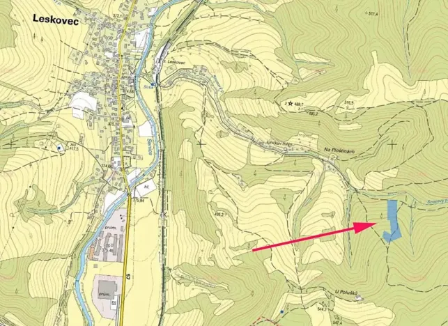 Prodej lesa, Leskovec, 11334 m2