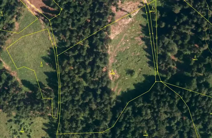 Prodej lesa, Lhota u Vsetína, 16820 m2