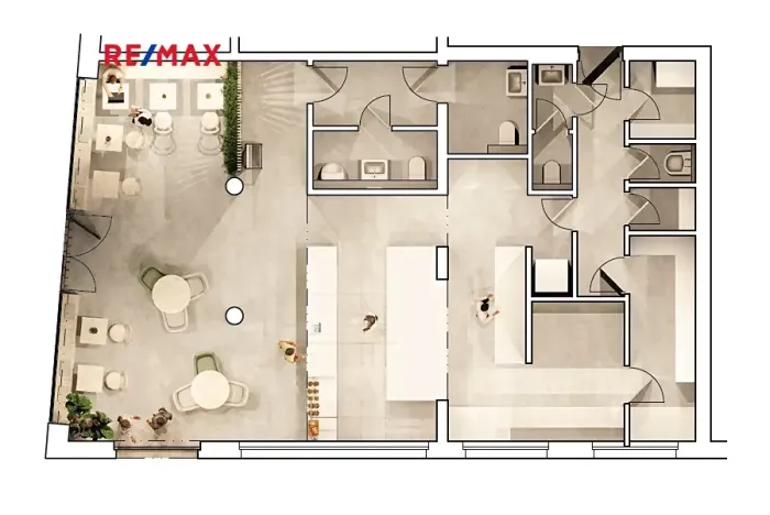 Pronájem restaurace, Praha - Žižkov, 137 m2