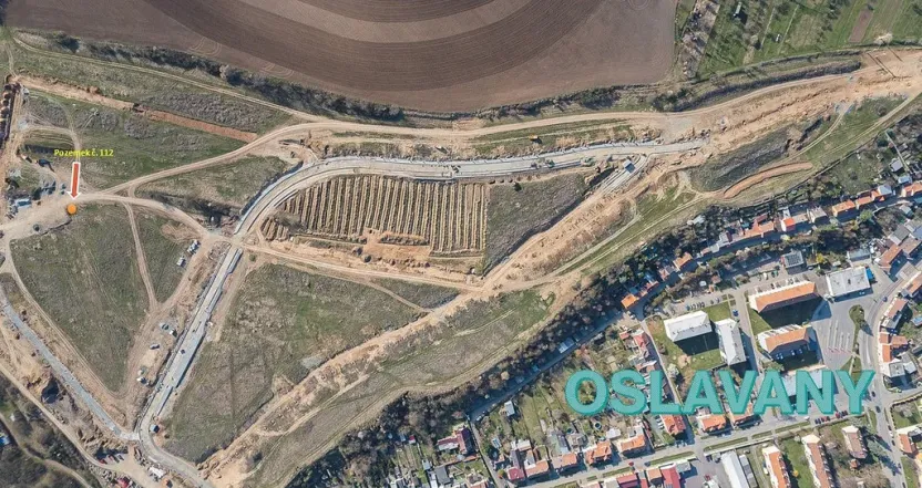 Prodej pozemku, Oslavany, 606 m2