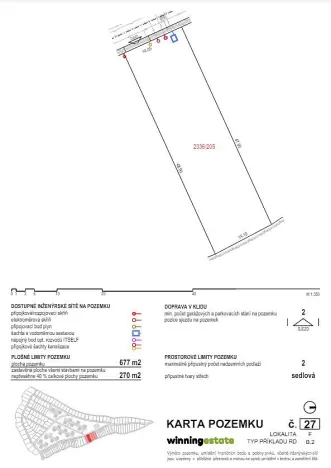 Prodej pozemku, Oslavany, 677 m2