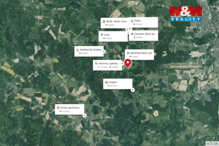 Prodej pozemku pro bydlení, Lipí, 1750 m2