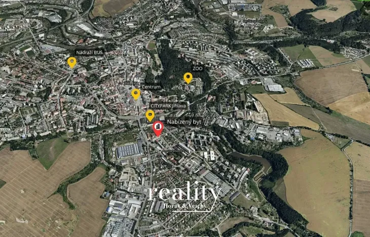 Pronájem bytu 1+1, Jihlava, Mošnova, 48 m2