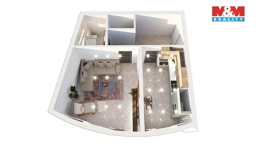 Prodej bytu 1+1, Ostrava - Moravská Ostrava, Nádražní, 52 m2