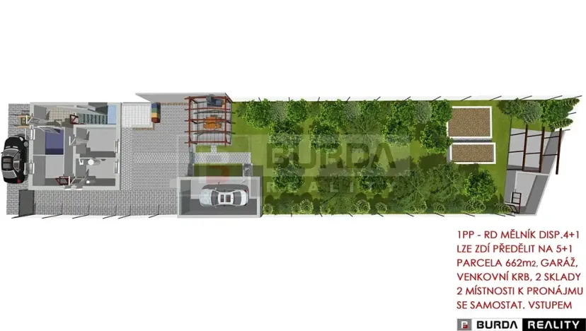 Prodej rodinného domu, Mělník, Komenského, 203 m2