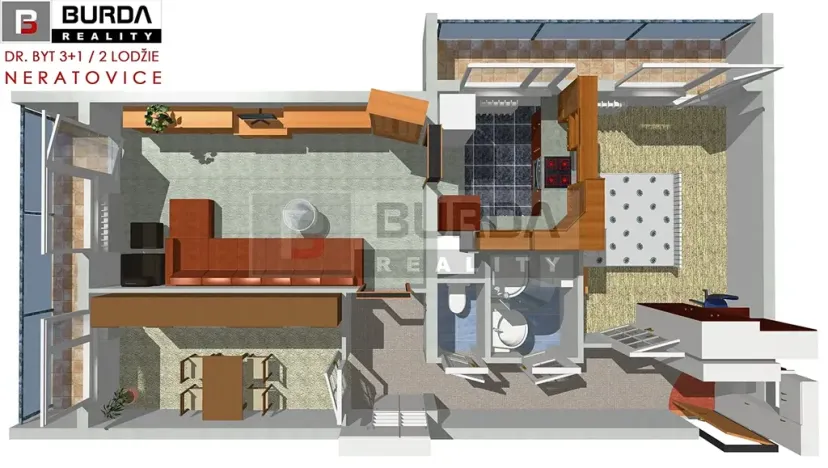 Prodej bytu 3+1, Neratovice, Na Skalkách, 81 m2