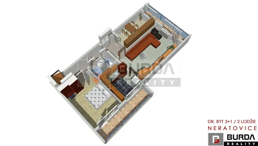 Prodej bytu 3+1, Neratovice, Na Skalkách, 81 m2