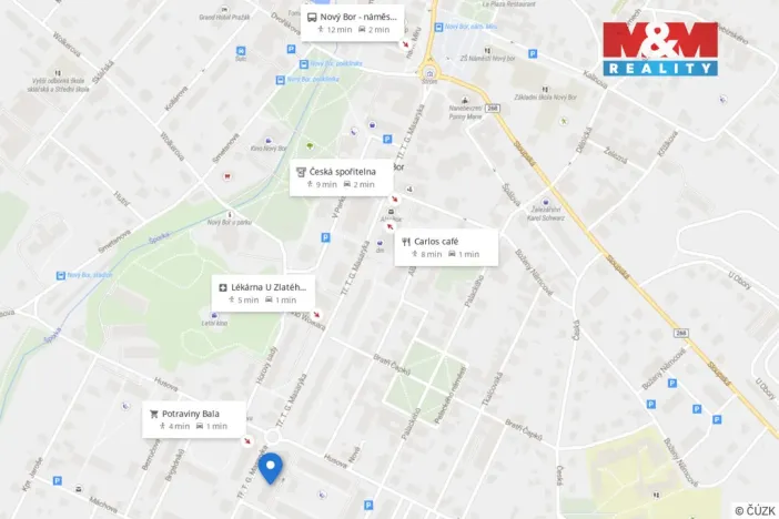 Pronájem bytu 2+1, Nový Bor, Tř. T. G. Masaryka, 63 m2